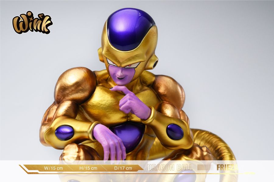 ﹝代購﹞GK Wink﹝七龍珠﹞特別版，坐姿黃金弗利薩 