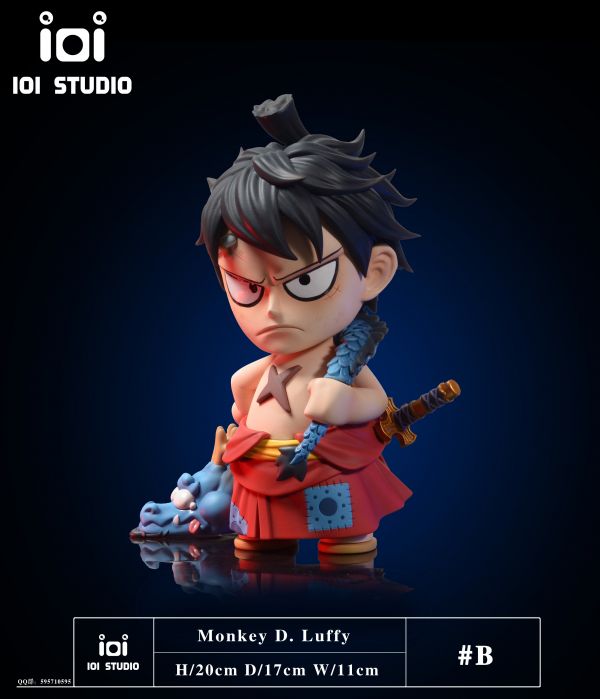 ﹝預購﹞GK  ioi﹝海賊王﹞Q版和之國系列第一彈--路飛/凱多 
