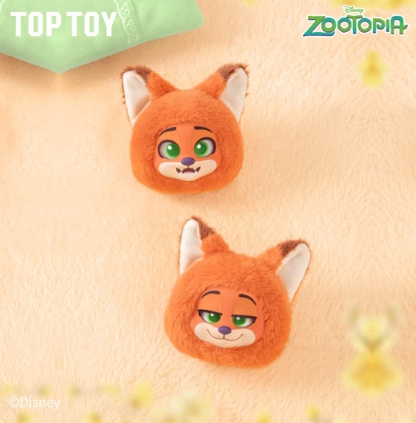 ﹝預購﹞迪士尼動物方城市表情包系列毛絨手機背夾盲盒 