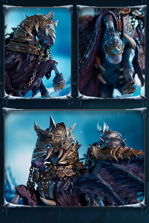 ﹝預購﹞GK Blizzard﹝魔獸世界﹞巫妖王&無敵戰馬典藏限定雕像 