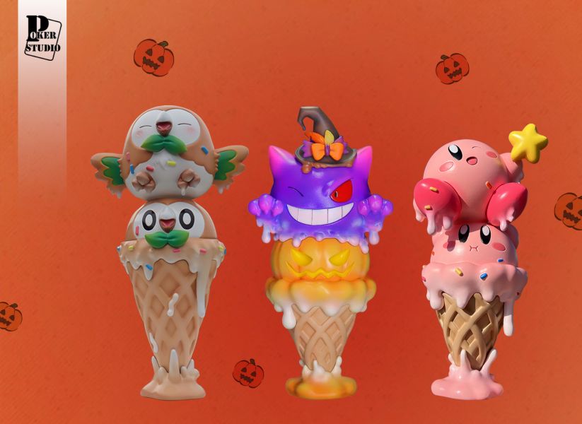 ﹝預購﹞GK  Poker﹝精靈寶可夢﹞耿鬼南瓜冰淇淋筒 