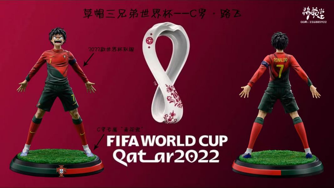 ﹝預購﹞GK   棉花堂﹝海賊王﹞草帽三兄弟世界盃篇之路飛C羅 