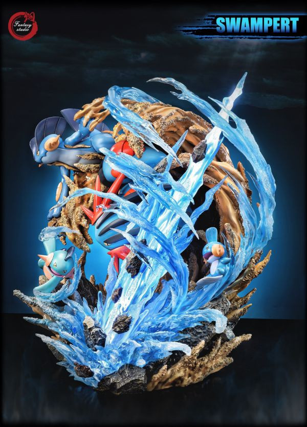 ﹝補款﹞GK    fantasy幻想屋﹝精靈寶可夢﹞GX進化系列 第十三彈 共鳴第三代禦三家 巨沼怪家族 “濁流”巨沼怪、“臂錘”mega巨沼怪 洶湧來襲 