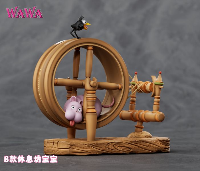 ﹝預購﹞GK  wawa﹝宮崎駿﹞宮崎駿桌面小擺件系類 奔跑坊寶寶 