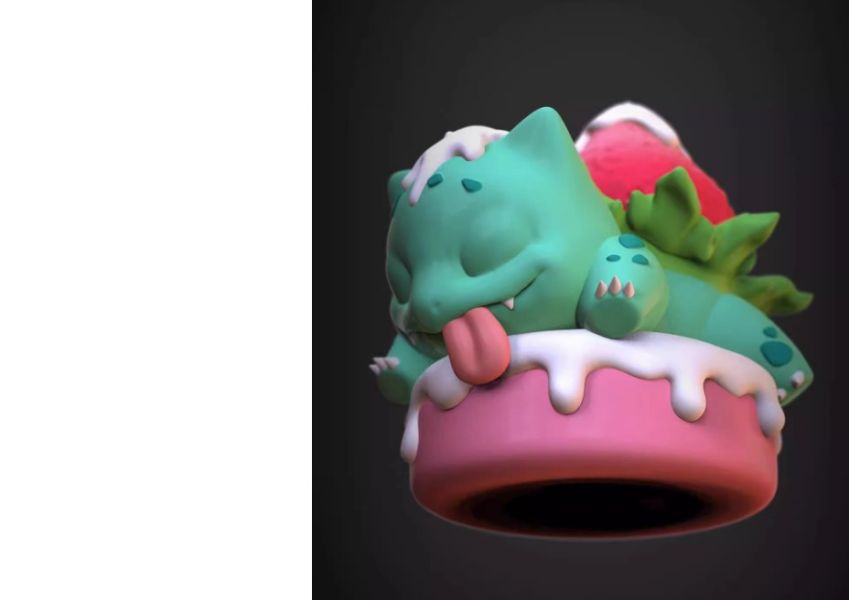 ﹝代購﹞GK  次元狂想﹝精靈寶可夢﹞寶可夢-妙蛙種子-背上有草莓 