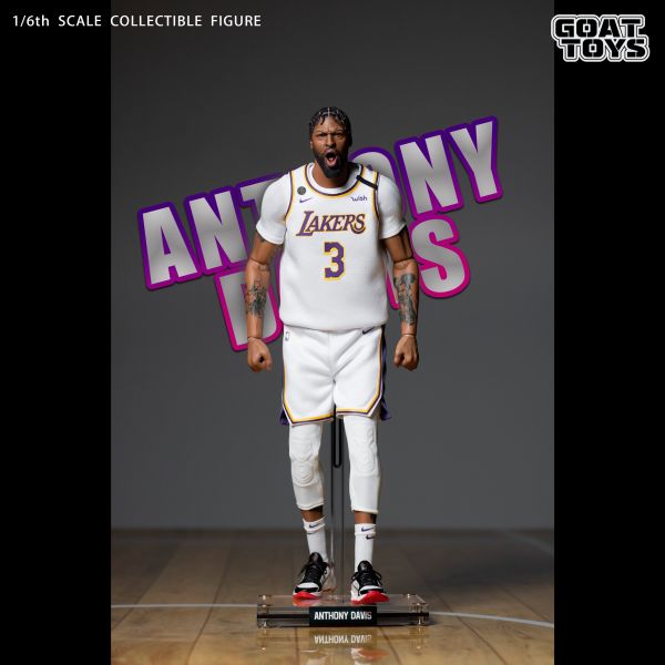 ﹝代購﹞PVC Goat Toys﹝NBA﹞濃眉哥戴維斯 湖人奪冠套裝 