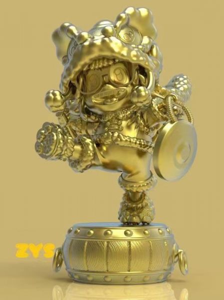 ﹝預購﹞GK   ZYS﹝七龍珠﹞舞獅阿拉蕾 銅鑼一響 黃金萬兩 