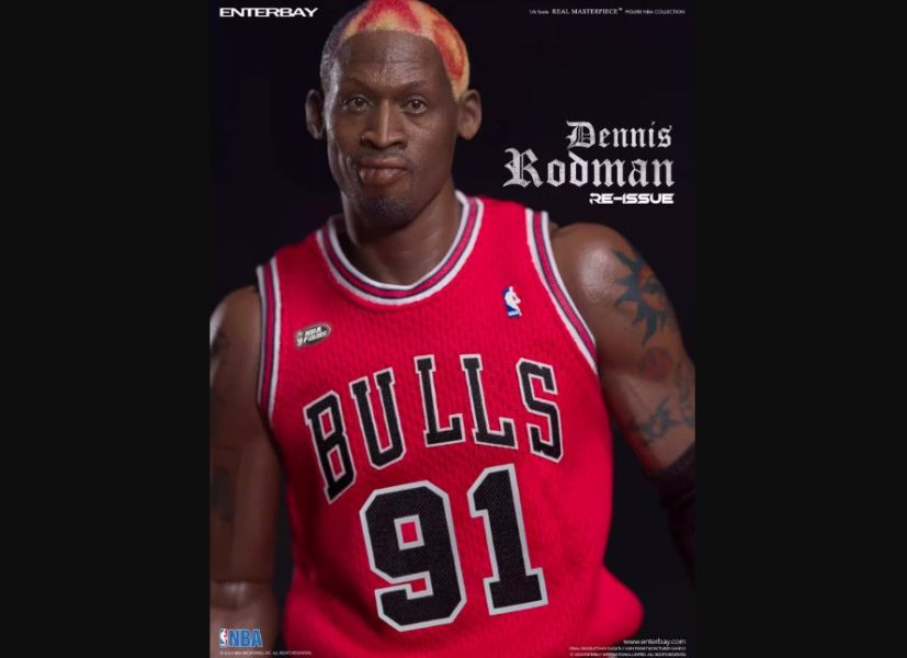 ﹝代購﹞可動人偶  Enterbay﹝NBA﹞1/6 可動 NBA系列 羅德曼 蠟像級人偶RM-1059 