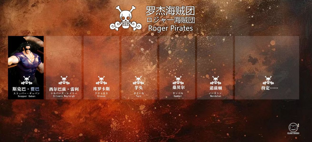 ﹝代購﹞GK  Black﹝海賊王﹞  羅傑海賊團共鳴補全系列第一彈 賈巴 