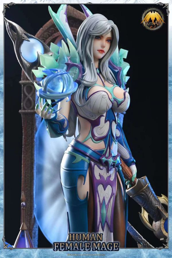 ﹝補款﹞GK  FAITH ART ﹝魔獸世界﹞T3 霜火 人類女法師 1/4比例 