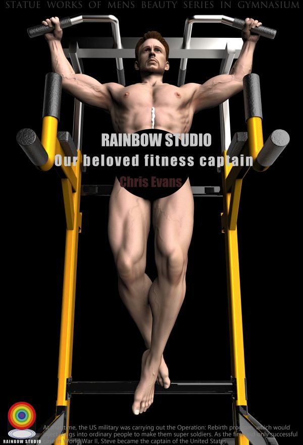 ﹝預購﹞GK  RAINBOW﹝原創﹞健美隊長 克里斯·埃文斯 