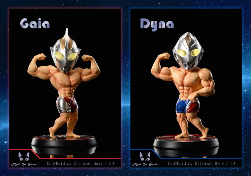 ﹝預購﹞GK  夜貓﹝奧特曼﹞“光の猛男”肌肉奧特曼系列第四彈--蓋亞、戴拿 