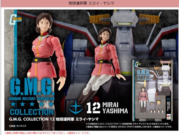 ﹝預購﹞G.M.G. COLLECTION 12 機動戰士鋼彈 地球聯邦軍 米萊·八洲 