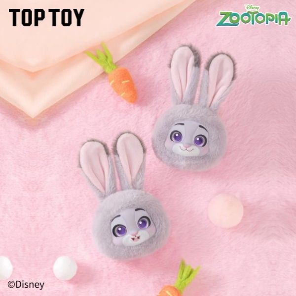 ﹝預購﹞迪士尼動物方城市表情包系列毛絨手機背夾盲盒 