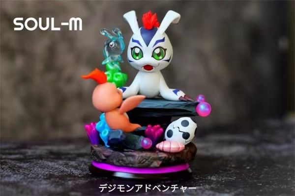 ﹝預購﹞GK   SOUL-M﹝數碼寶貝﹞數碼寶貝成長期進化小雕像第五彈(哥瑪獸) 