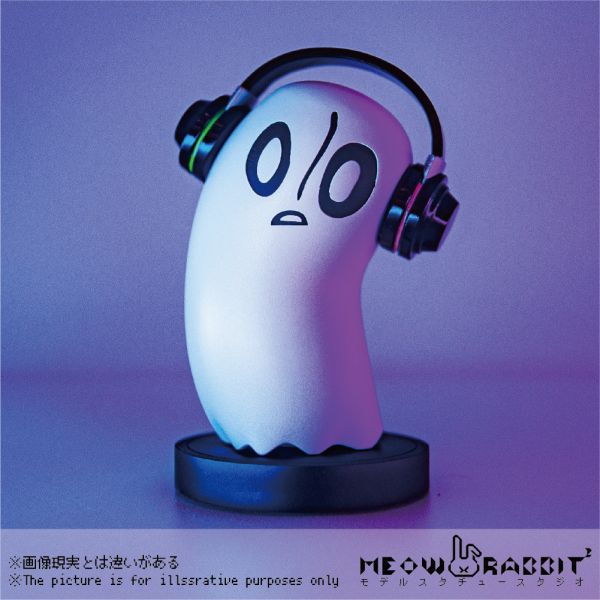 ﹝代購﹞GK  喵兔兔模型﹝原創﹞憂鬱的音樂家 官方比例 幽靈Napstablook 