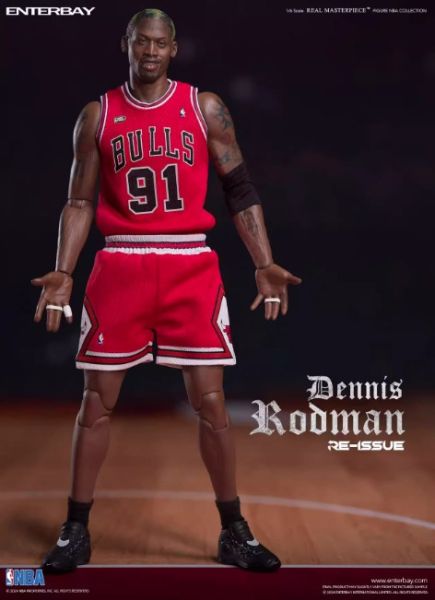 ﹝代購﹞可動人偶  Enterbay﹝NBA﹞1/6 可動 NBA系列 羅德曼 蠟像級人偶RM-1059 