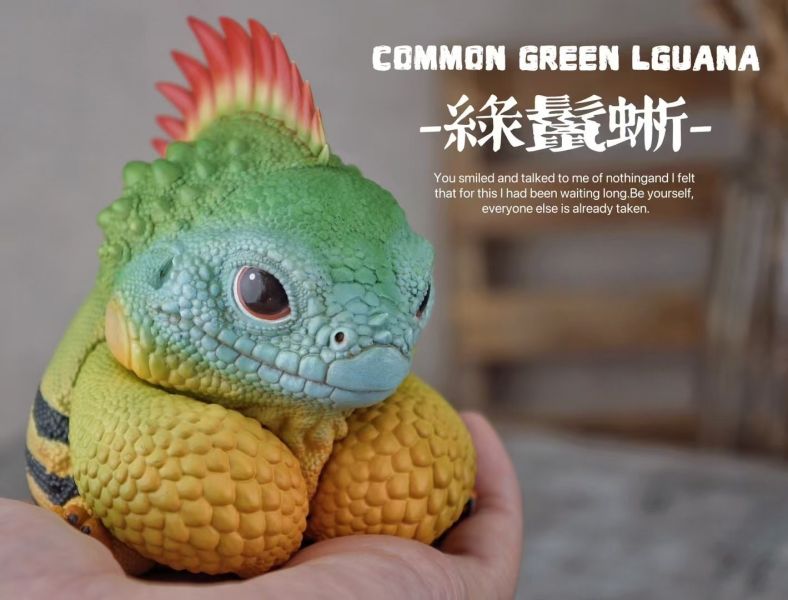 ﹝預購﹞GK 博物志﹝原創﹞2024 噸噸蜥——綠鬣蜥 