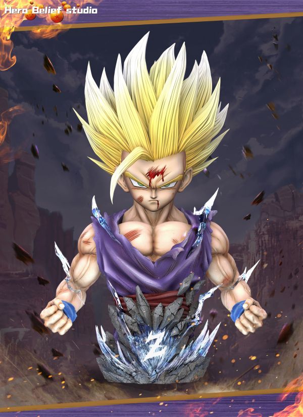 ﹝代購﹞GK  hero belief﹝七龍珠﹞龍珠 z 超二悟飯 1/1半身像 