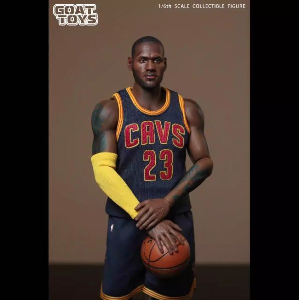 ﹝代購﹞PVC Goat Toys﹝NBA﹞ 詹姆斯 騎士隊海軍藍套裝1/6 