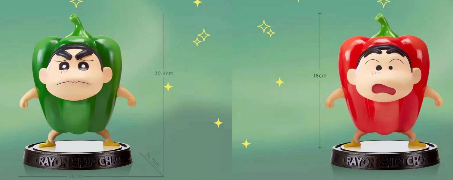 ﹝預購﹞GK  Magic studio﹝蠟筆小新﹞水果蔬菜系列COS蠟筆小新 第一彈 青椒仔 