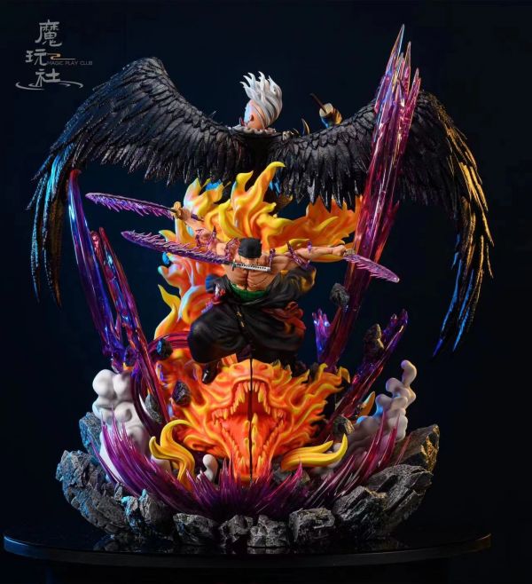 ﹝預購﹞GK   魔玩社﹝海賊王﹞週年款索隆（副皇之戰）閻王三刀龍 一百三情 飛龍侍極 