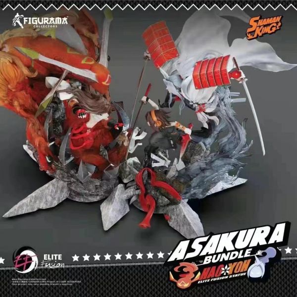 ﹝預購﹞GK Figurama﹝通靈王﹞正版授權 麻倉葉王 VS 麻倉葉 雕像 