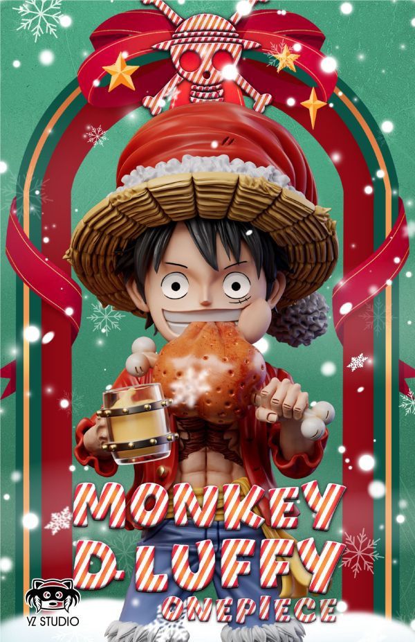 ﹝補款﹞GK YZ﹝海賊王﹞扉頁造型系列第十四彈 聖誕路飛 