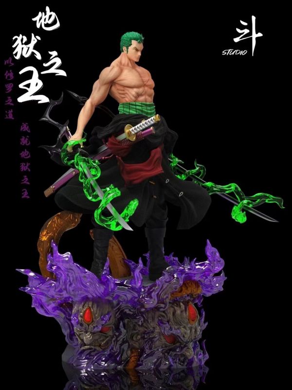 ﹝預購﹞GK   鬥﹝海賊王﹞門神系列001 雙翼·地獄之王索隆 