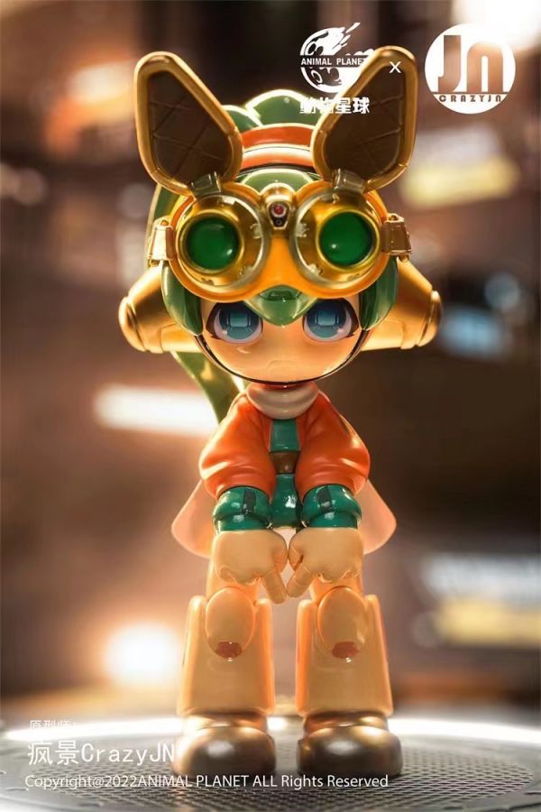 ﹝預購﹞GK   動物星球X瘋景CrazyJN﹝原創﹞正版授權 JNROBO系列— TOPUPU機器人【派件員】 