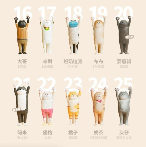 ﹝現貨﹞盲盒 路遙圓創 貓的抱抱 