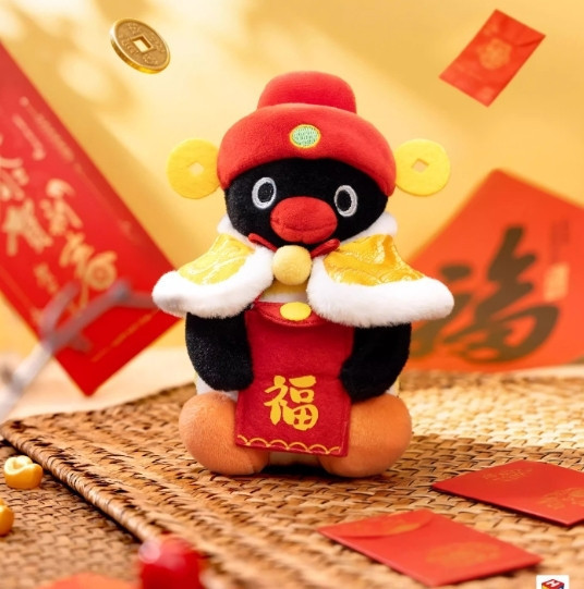 ﹝預購﹞周邊 Pingu企鵝新春系列毛絨掛件 