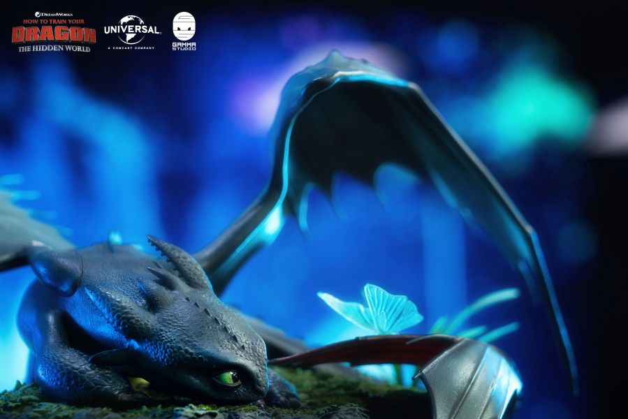 ﹝預購﹞GK Gamma Studio﹝馴龍高手﹞環球授權 馴龍高手 無牙仔&光煞 