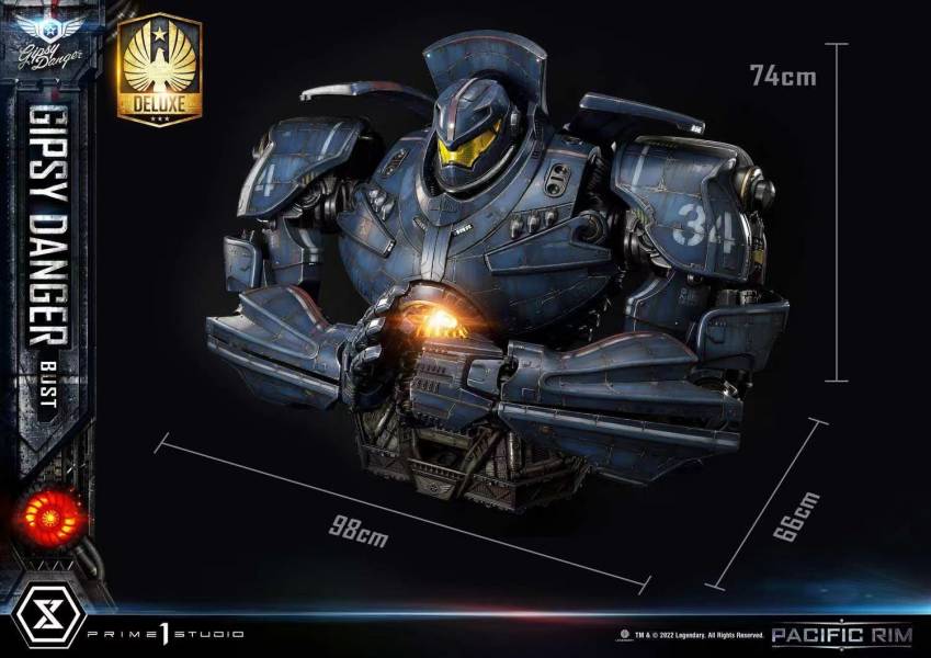 ﹝預購﹞GK   Prime 1 Studio﹝環太平洋﹞正版授權 74cm 環太平洋 危險流浪者 胸像 LSPACRIM-01標準版 & 豪華版 