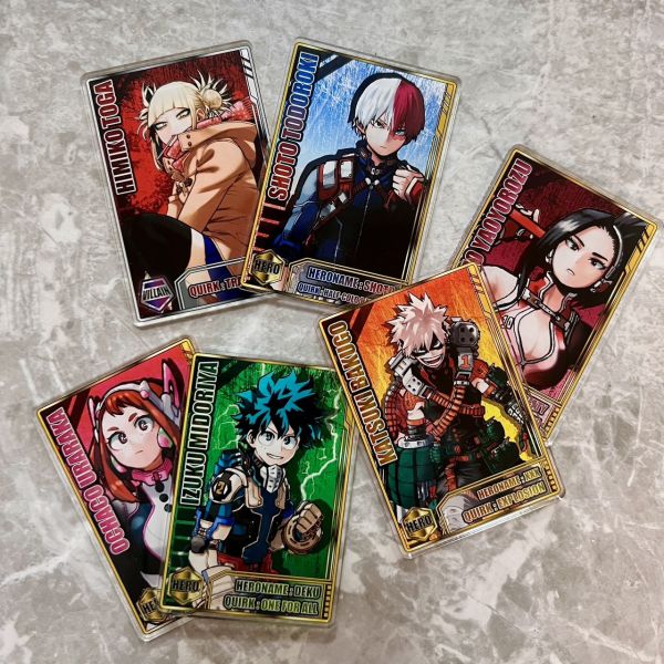 ﹝現貨﹞日本 jump 我的英雄學院 數據壓克力卡 第一彈 