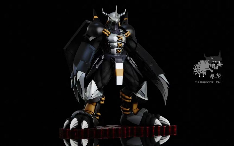 ﹝預購﹞GK   暴龍﹝數碼寶貝﹞究極體數碼獸圖鑑共鳴：001戰鬥暴龍獸   002 鋼鐵加魯魯 