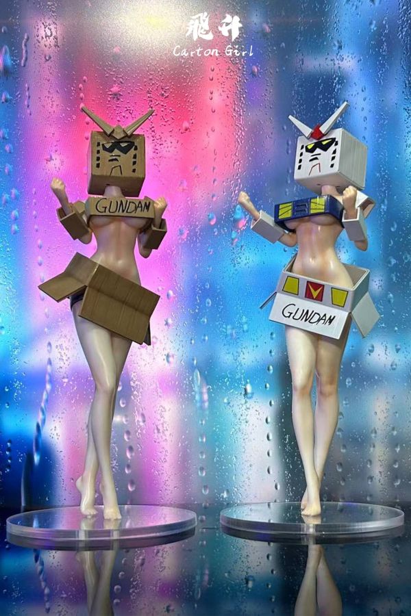 ﹝代購﹞GK 飛升﹝原創﹞紙箱高達-箱娘 