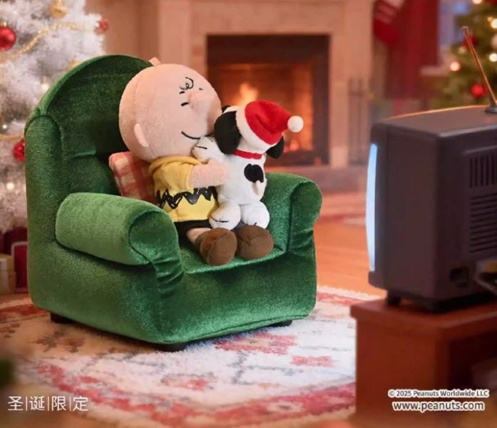 ﹝預購﹞史努比查理聖誕at home毛絨玩偶 