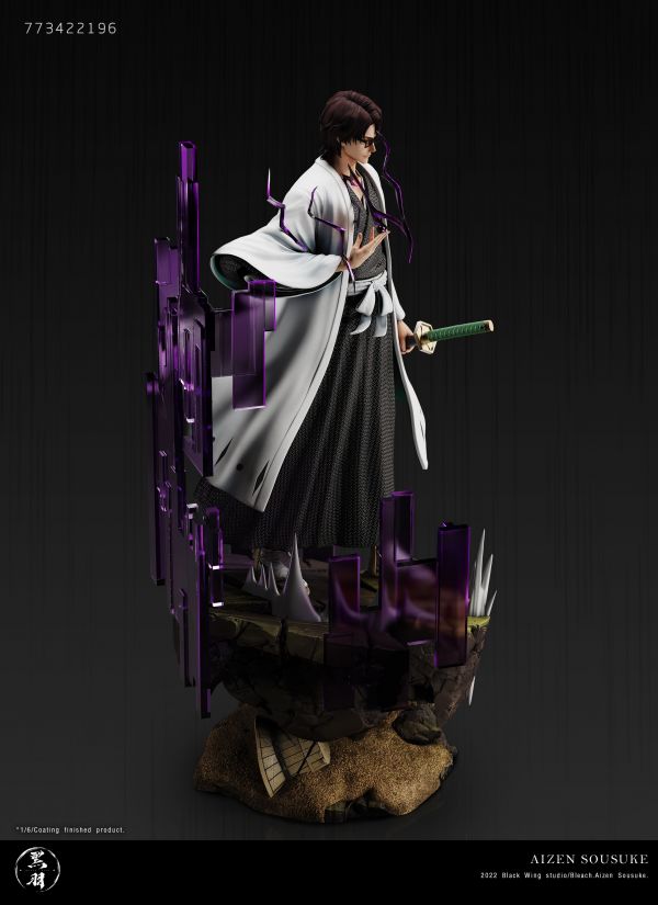 ﹝預購﹞ GK  黑羽﹝死神﹞  五番隊長 黑棺 藍染  小場景 1/6比例  