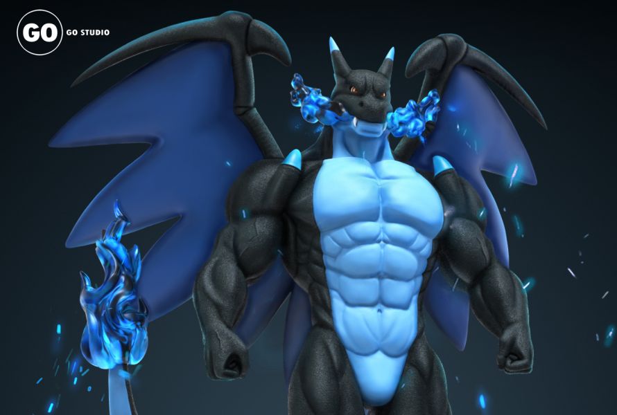 ﹝預購﹞GK  Go﹝精靈寶可夢﹞暗黑X噴火龍 