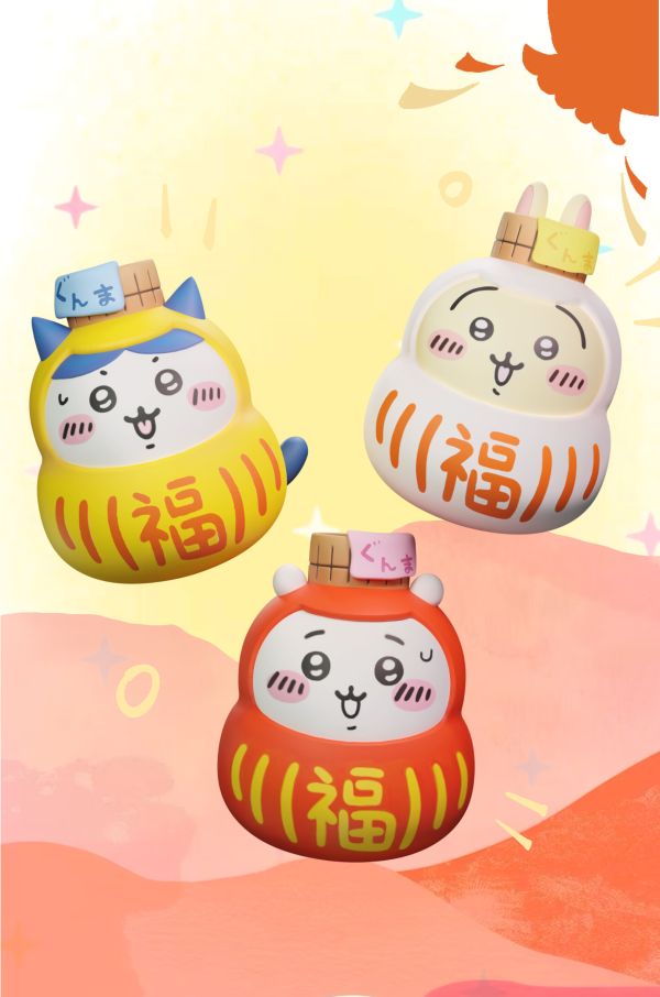 ﹝預購﹞GK 潮社﹝吉伊卡哇﹞溫泉達摩 溫泉達摩 烏薩奇/小八/吉依卡哇 