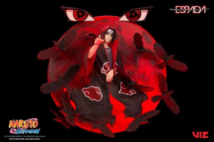 ﹝預購﹞ GK  Espada Art ﹝火影忍者﹞正版授權 壁掛系列第二款  宇智波鼬（月讀) 1/8 雕像  可掛牆展示也可擺立展示 (附贈支撐架） 