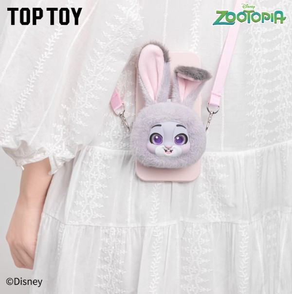 ﹝預購﹞迪士尼動物方城市表情包系列毛絨手機背夾盲盒 