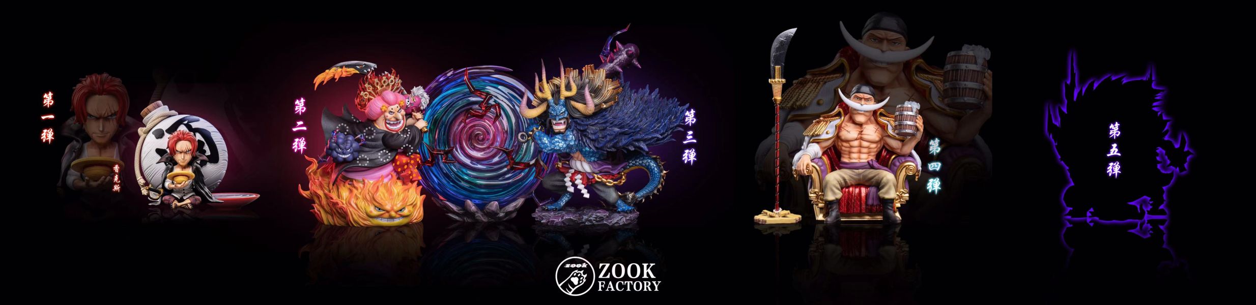 ﹝代購﹞GK  ZooK Factory﹝海賊王﹞海上皇帝 第四彈 白鬍子 