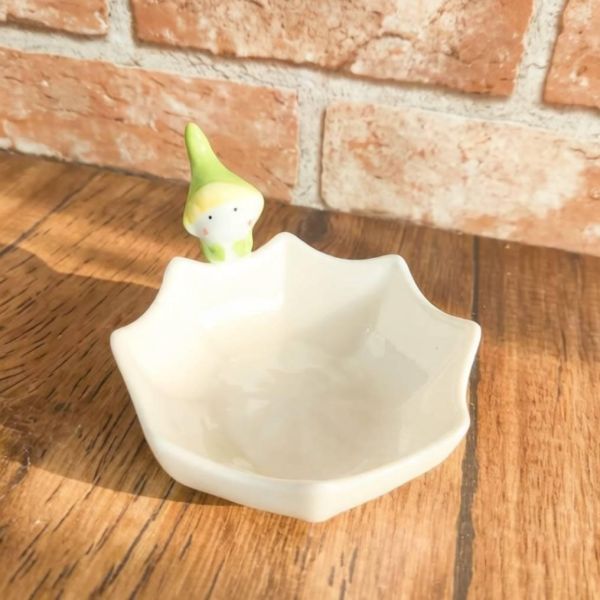 小精靈食盤  陶瓷盤 