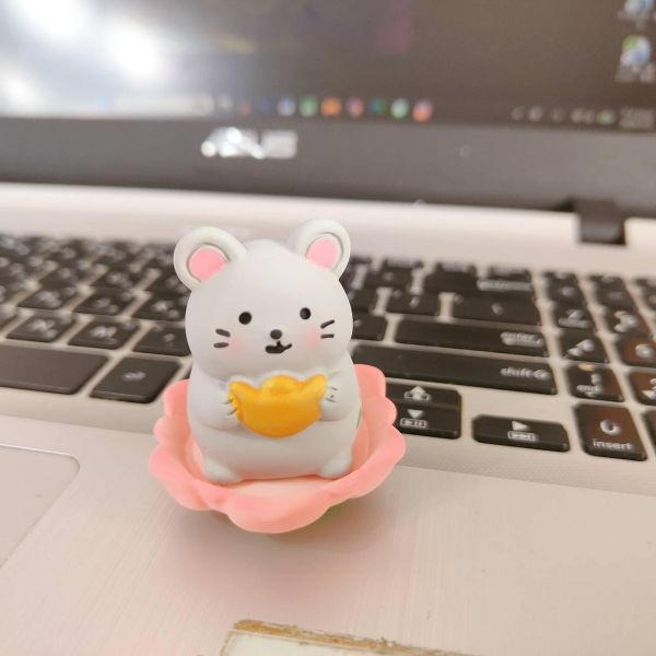 鼠公仔 鼠你好運連連 (樹酯) 