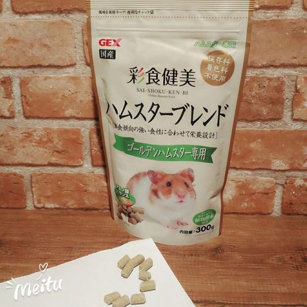 日本 GEX彩食健美黃金鼠主食(分裝) 