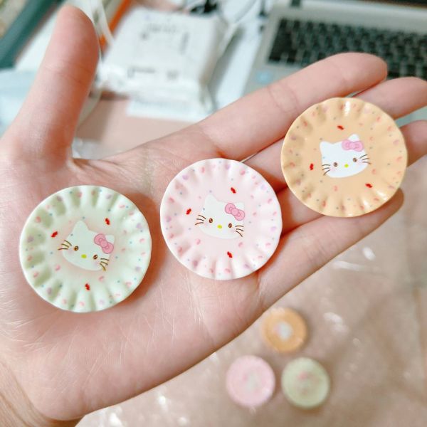 咩醬王國 吃播用kitty圓食盤 (拍照必備) 