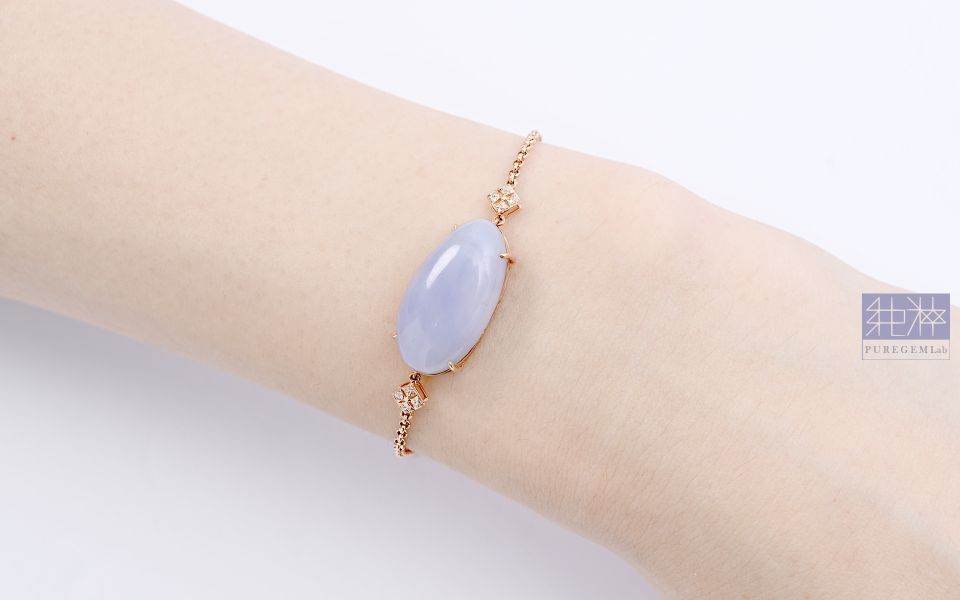 站長私藏最高稀有精品 / 頂級天然A貨緬甸冰芙蓉種紫羅蘭翡翠18K金真鑽手鍊 翡翠,玉,硬玉,jade,紫翡,黃翡,紅翡,陽綠,老坑,冰種,手鐲,平安扣,無事牌,緬甸,A貨