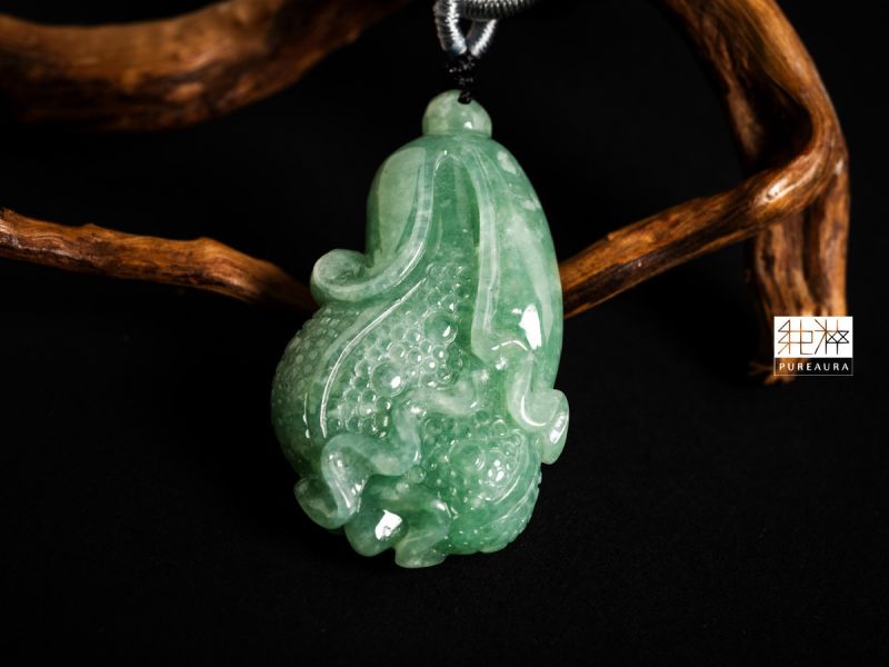 直播-頂級天然A貨滿果綠芙蓉種豐收百財墜 天然A貨、滿果綠、芙蓉種、豐收、百財、墜